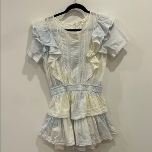 LoveShackFancy Ruffle Dress Sz M